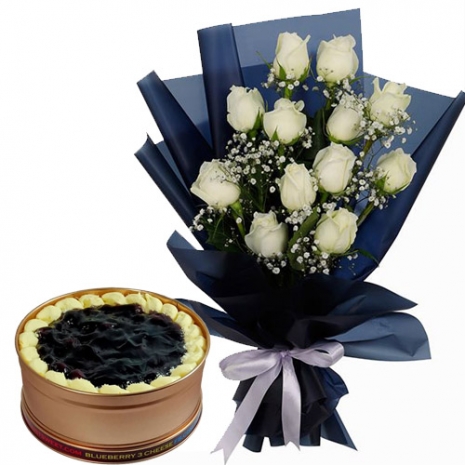 send flower with cake to manila